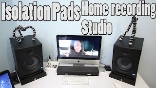 Video thumbnail for Home Recording Studio Monitors Isolation Pads Adam Hall PAD ECO 2 by AVME Videos (audiovideome)