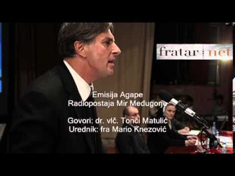 Tonči Matulić - Govor u emisiji Agape