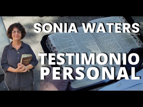 SONIA WATERS - PERSONAL TESTIMONY #soniawaters #israel #messianicjews #bibleprophecies