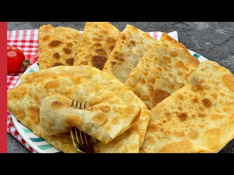 Uma verdadeira massa turca de carne moída frita imperdível | Receita de Çiğ Börek (Çi Börek) 🔥