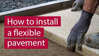How to Install Concrete Flag/Block Paving Flexibly | Commercial Paving | Marshalls