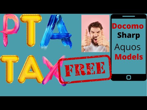 Sharp Aquos models sim unlock without pta tax pay