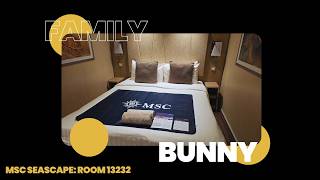 MSC Seascape Cabin 13232: Pros, Cons, and What You Get for $351 | Family Bunny