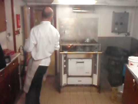 Sable Island off shore chef cooking rough weather