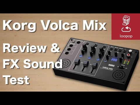 Korg Volca Mix Review and FX sound test