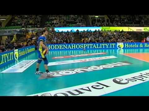 Serie A1 maschile (2a giornata - rit.) Modena - Perugia 1-3