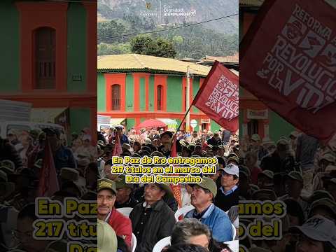 En Paz de Río, Boyacá, hicimos realidad el sueño de 217 familias.
