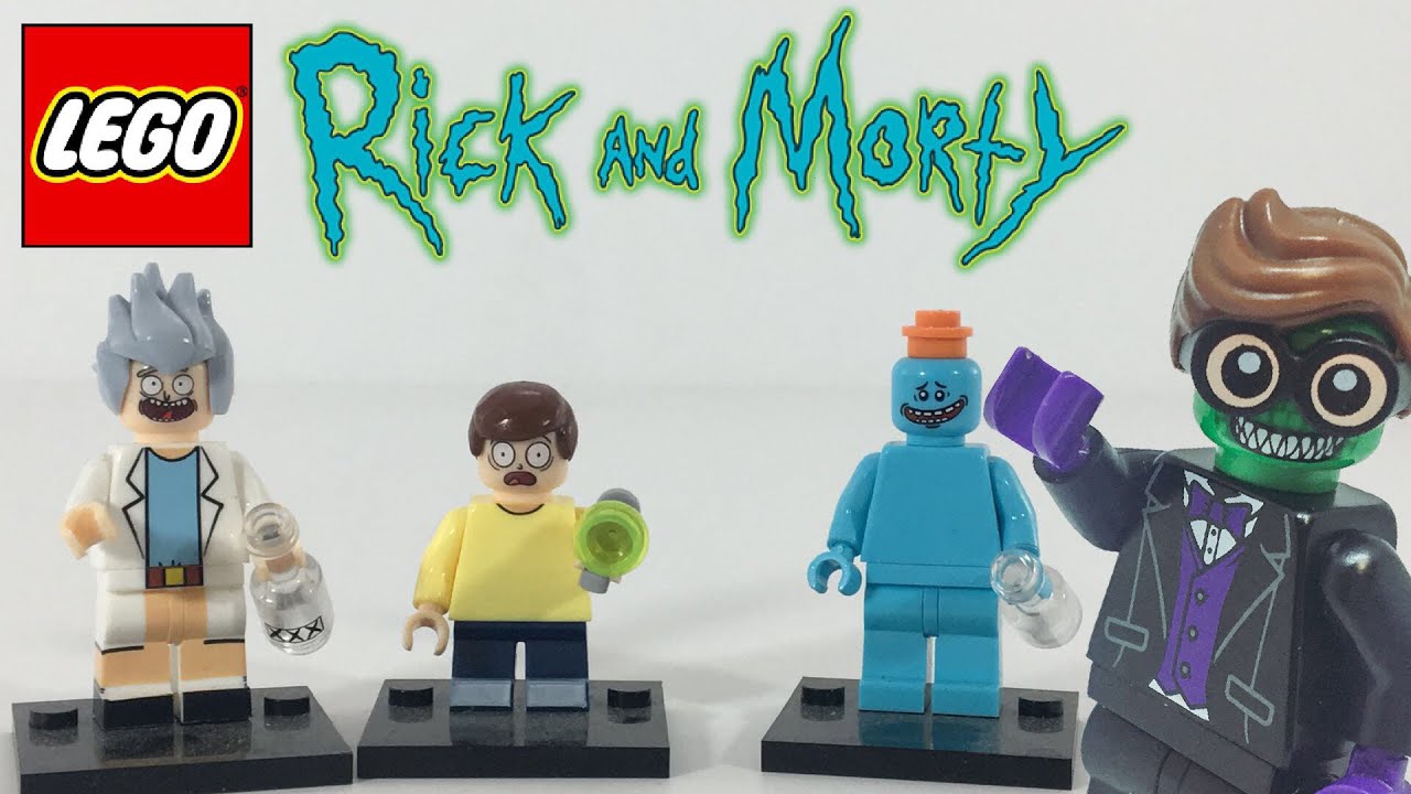 Custom Lego Rick and Morty Minifigures