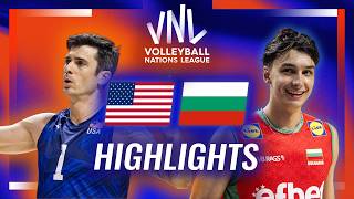 USA 🇺🇸 vs. Bulgaria 🇧🇬 - Highlights | Week 3 | Men's VNL 2026 