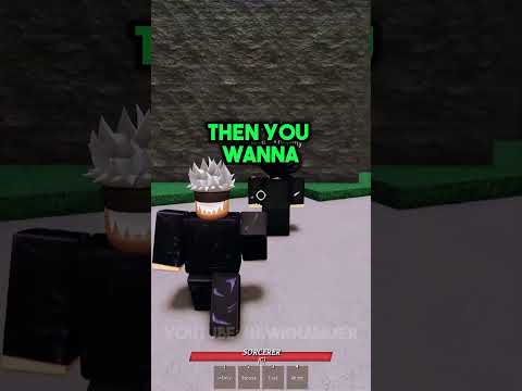 How To Do Gojo's New Wall Combo (Roblox The Strongest Battlegrounds) #shorts