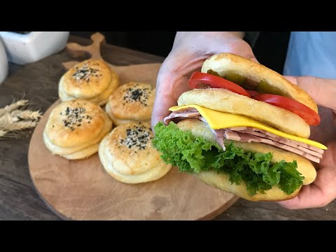 Since I learned this bread, I have been making it every day | The easiest sandwich bread😋🍔