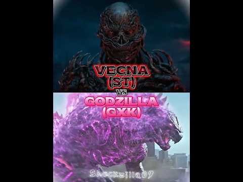 Evolved Godzilla (GXK) vs Vecna (Stranger Things) |#godzillaxkongthenewempire #strangerthings