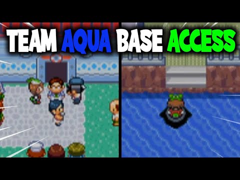 HOW TO GET ACCESS TO TEAM AQUAS BASE ON POKEMON EMERALD