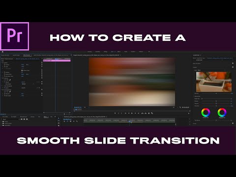How to create a Smooth Slide Transition in Premiere Pro CC | Tutorial by Vamify