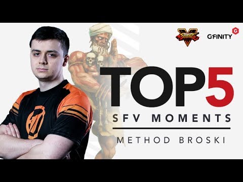 TOP 5 Street Fighter V Moments of Method's Broski