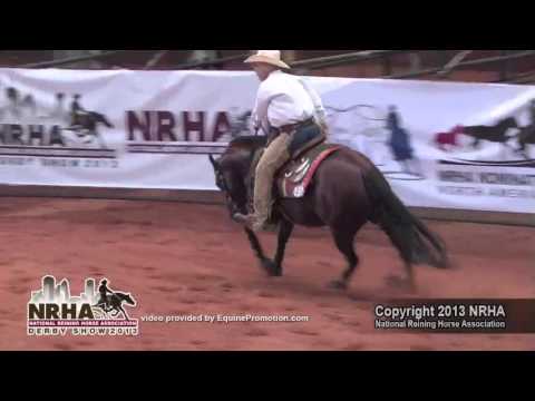 Conquistadordaydream ridden by Dr. James Morgan - 2013 NRHA Derby (NP First Go)