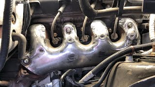 Chevy Silverado Exhaust Manifold bolt FINALLY! Broken exhaust bolt removed