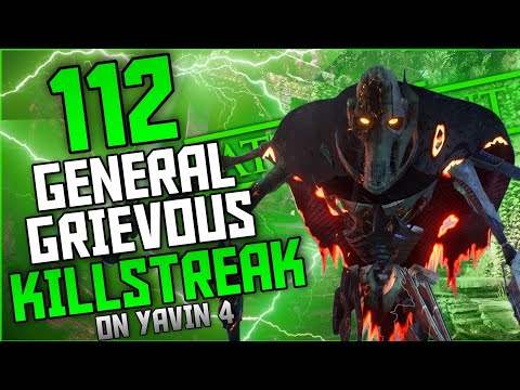 STAR WARS™ Battlefront™ II General Grievous 112 Killstreak (Yavin 4 - Galactic Assault)