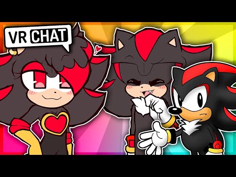 Shadow & Classic Shadow Meet Shadina The Hedgehog! (VR Chat)