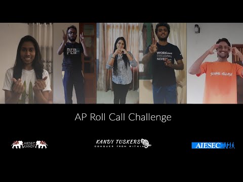 AP Roll Call by AIESEC in Kandy