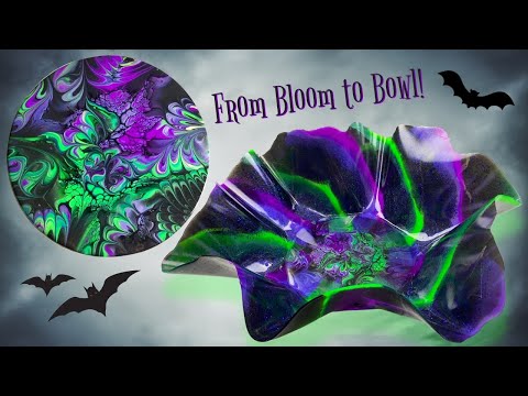 This Little Piggy Halloween Collab ~ Maleficent's Candy Bowl of CHAOS!  Bloom + freeform resin bowl!