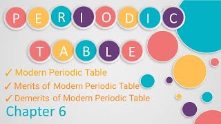 ICSE Class 9 Chemistry Chapter 6 (The Periodic Table) | Modern Periodic Table