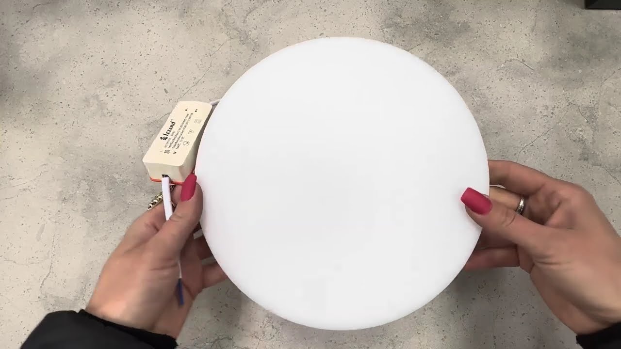 Врезная светодиодная круглая панель LEZARD 36Вт 4200K 3420Lm без рамки 221-CCEL-4236 