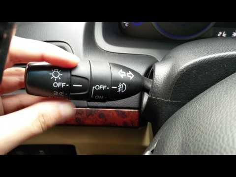 How to turn on fog lights