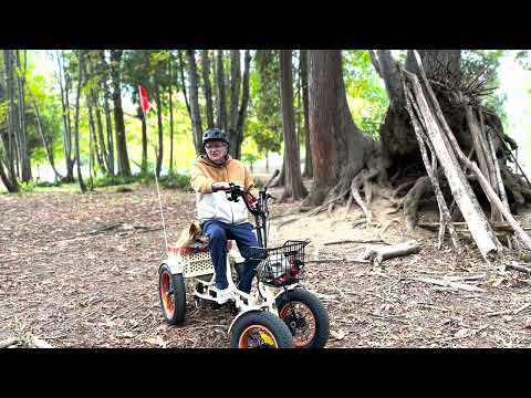 This 4 Wheel Quad EBike Laughs at Rough Terrain — Ray & Rocket Take It Off-Road!