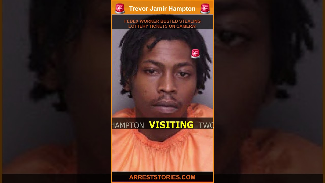 FEDEX WORKER BUSTED STEALING LOTTERY TICKETS ON CAMERA!