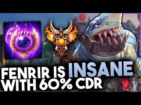 FENRIR WITH 60% CDR IS INSANE! 40S ULT CD! - Grandmasters Ranked Joust - Smite