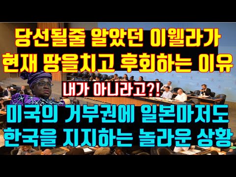 판이 완전히 뒤집혔다!! 당선될줄 알았던 이웰라가 땅을치고 후회하는 이유