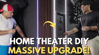 I Built a Custom In-Wall Speaker System! Home Theater DIY Makeover #4