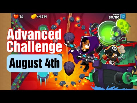 BTD 6 Daily Advanced Challenge August 4th | Not Intended Solution