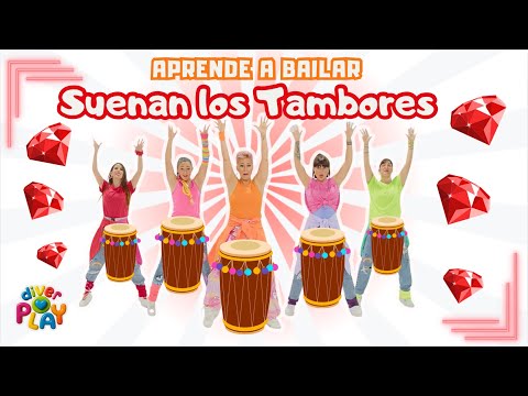 🥁 Aprende a Bailar SUENAN LOS TAMBORES 🥁 | Coreografía Fácil para Niños con Pictogramas