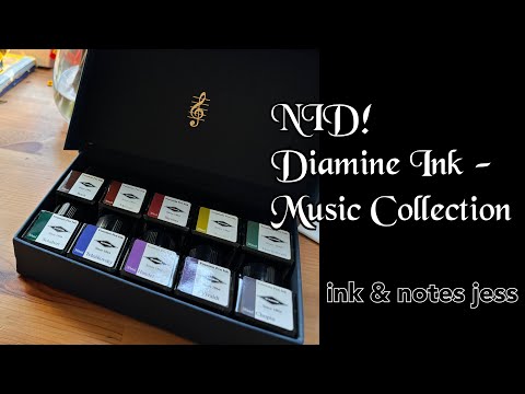 New Ink Day! Diamine Ink - Music Collection | ink & notes jess