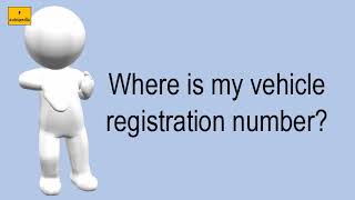Where Is My Vehicle Registration Number?
