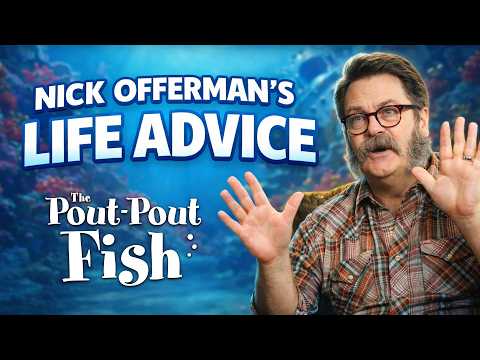 How to Get Along with Neighbors | Life Lesson's with Nick Offerman from The Pout Pout Fish Movie