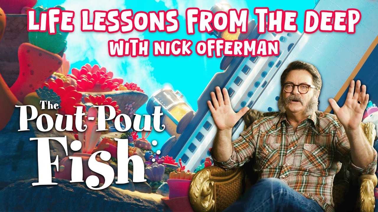 How to Get Along with Neighbors | Life Lesson's with Nick Offerman from The Pout Pout Fish Movie