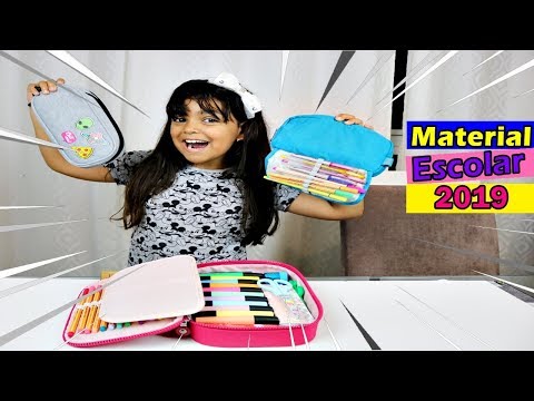 MEU MATERIAL ESCOLAR - ORGANIZANDO MEU ESTOJO