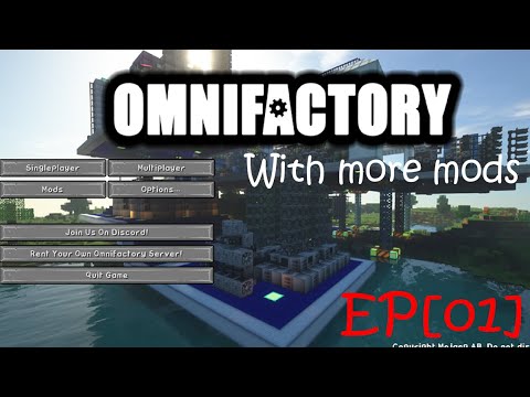 Ep01:The first day - Omnifactory with more mods
