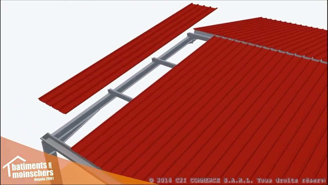 Bac Aluzinc toiture video thumbnail