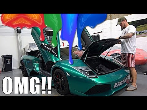 Preparing My Lamborghini for THE PAINT JOB!!