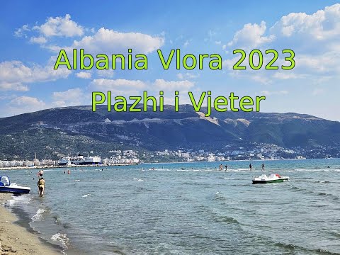 Albania Vlora 2023 /"Plazhi i Vjeter" beach/ - Албанія Вльора пляж "Plazhi i Vjeter"/ Walking tour