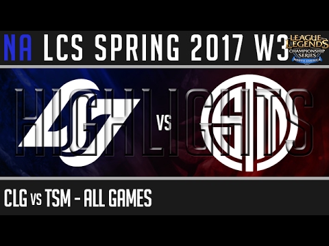 CLG vs TSM Highlights ALL GAMES - NA LCS week 3 Day 2 Spring 2017 - CLG vs Team Solomid G3