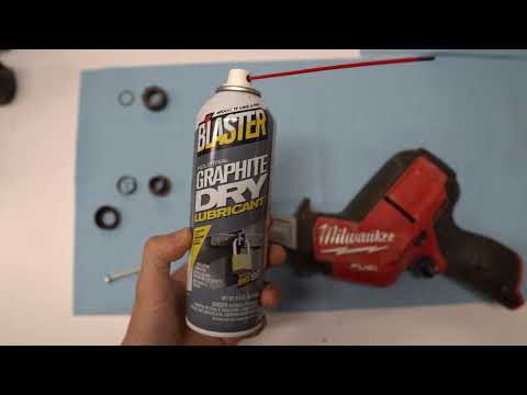 Repairing Milwaukee hackzall/sawzall blade clamp (stuck/hard to twist)