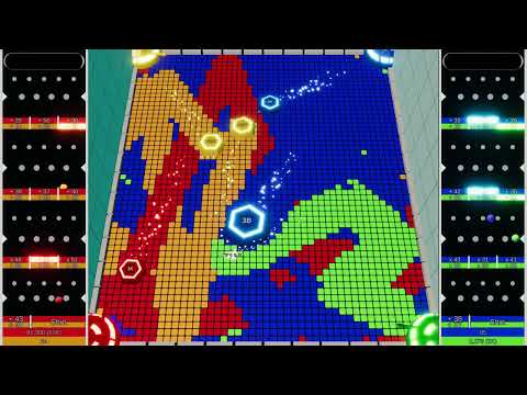 Multiply X Territory War : 4 Player - Marble Race in Unity