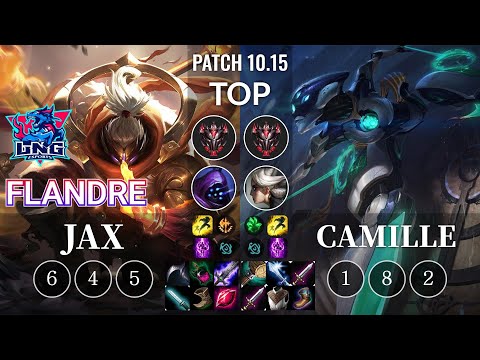 LNG Flandre Jax vs Camille Top - KR Patch 10.15
