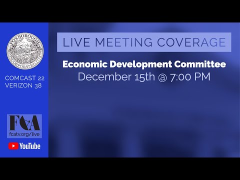 Thumbnail for Economic Development Committee 12/15/21