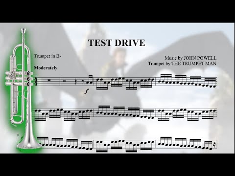 Test Drive (from "How to Train Your Dragon") - Bb Trumpet Sheet Music